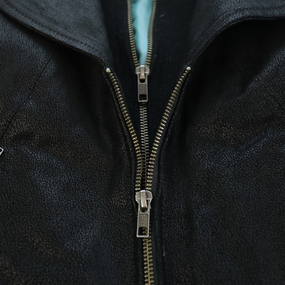 DANIER SHEEP SKIN BOMBER JACKET - Picture 6 of 9